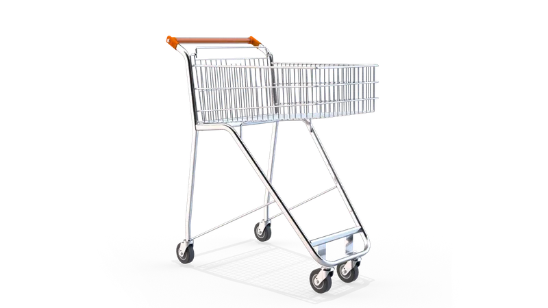 Carrinho de Compras Ergonômico 70L